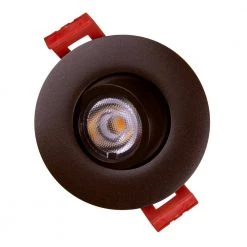 Brand new 🛒 2 in. Oil-Rubbed Bronze 2700K Remodel IC-Rated Recessed Integrated LED Gimbal Downlight Kit by NICOR 😉 -NICOR Sales Store nicor recessed lighting kits dgd211202krdob 76 1000
