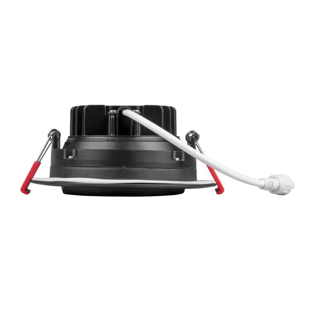 Wholesale 😍 4 in. Black 3000K Remodel IC-Rated Recessed Integrated LED Gimbal Downlight Kit by NICOR 👏 6 Wholesale 😍 4 in. Black 3000K Remodel IC-Rated Recessed Integrated LED Gimbal Downlight Kit by NICOR 👏 - Image 4