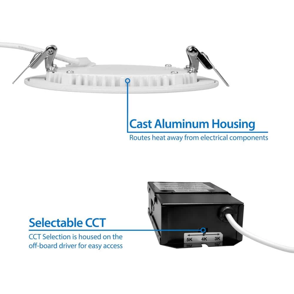 Hot Sale β DLE4 Selectable 4 in. Black Remodel LED Downlight Kit by NICOR π 7 Hot Sale β DLE4 Selectable 4 in. Black Remodel LED Downlight Kit by NICOR π - Image 5