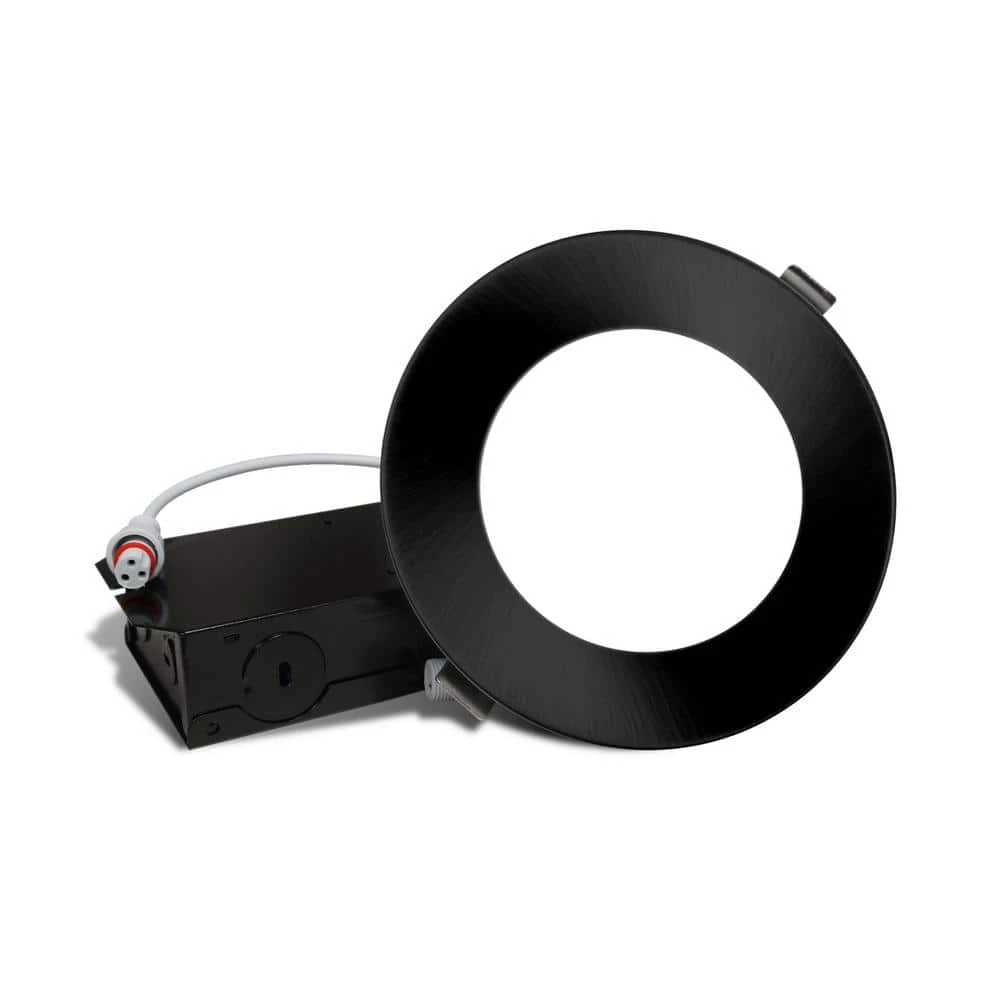 Hot Sale β DLE4 Selectable 4 in. Black Remodel LED Downlight Kit by NICOR π 3 Hot Sale β DLE4 Selectable 4 in. Black Remodel LED Downlight Kit by NICOR π