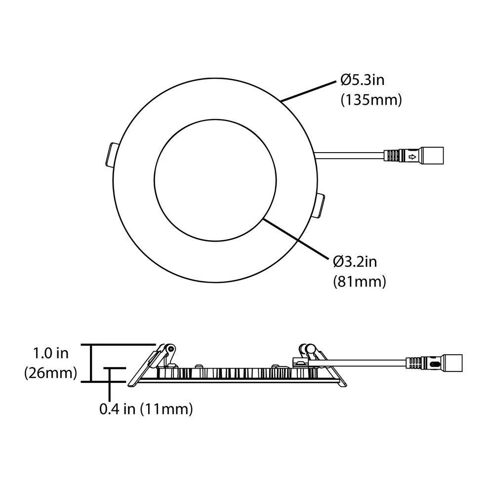 Hot Sale β DLE4 Selectable 4 in. Black Remodel LED Downlight Kit by NICOR π 13 Hot Sale β DLE4 Selectable 4 in. Black Remodel LED Downlight Kit by NICOR π - Image 11