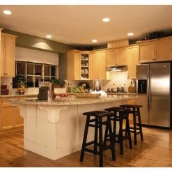 Flash Sale 🔥 6 in. Round 3000K Remodel IC-Rated Recessed Integrated LED Edge Lit Downlight Kit by NICOR 🌟 -NICOR Sales Store nicor recessed lighting kits dle621203krdwh 76 1000