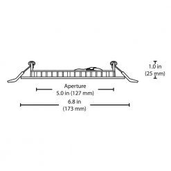 Flash Sale 🔥 6 in. Round 3000K Remodel IC-Rated Recessed Integrated LED Edge Lit Downlight Kit by NICOR 🌟 -NICOR Sales Store nicor recessed lighting kits dle621203krdwh fa 1000