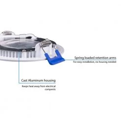 Discount ✔️ 6 in. Round 4000K Remodel IC-Rated Recessed Integrated LED Edge Lit Downlight Kit by NICOR ❤️ 14 Discount ✔️ 6 in. Round 4000K Remodel IC-Rated Recessed Integrated LED Edge Lit Downlight Kit by NICOR ❤️ -NICOR Sales Store nicor recessed lighting kits dle621204krdwh 4f 1000