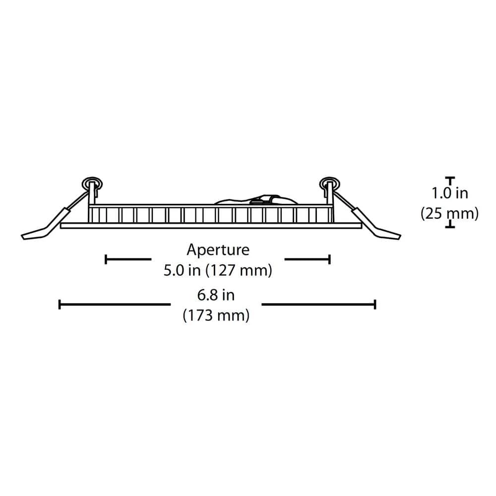 Discount ✔️ 6 in. Round 4000K Remodel IC-Rated Recessed Integrated LED Edge Lit Downlight Kit by NICOR ❤️ 9 Discount ✔️ 6 in. Round 4000K Remodel IC-Rated Recessed Integrated LED Edge Lit Downlight Kit by NICOR ❤️ - Image 7