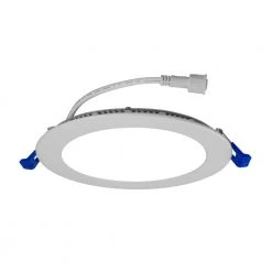 Flash Sale ⌛ 6 in. Round 5000K Remodel IC-Rated Recessed Integrated LED Edge Lit Downlight Kit by NICOR ⭐