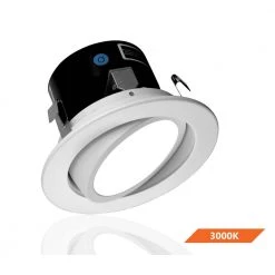 Best reviews of 🧨 D-Series 4 in. White 3000K Dimmable LED Recessed Adjustable Gimbal Downlight Kit by NICOR 🧨