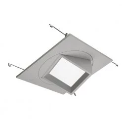 New 😀 5 in. White (3000K) LED Recessed Adjustable Square Downlight Kit with Housing, Trim, and LED Module by NICOR 💯 -NICOR Sales Store nicor recessed lighting kits dlq5 ma fixt 3k wh 4f 1000
