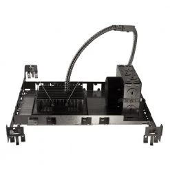 New 😀 5 in. White (3000K) LED Recessed Adjustable Square Downlight Kit with Housing, Trim, and LED Module by NICOR 💯 -NICOR Sales Store nicor recessed lighting kits dlq5 ma fixt 3k wh c3 1000