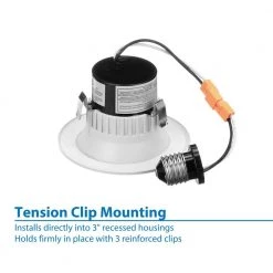 Best deal 😀 DLR Series 3 in. White 2700K Integrated LED Retrofit Downlight Recessed Trim Kit, 90+ CRI by NICOR 😉 -NICOR Sales Store nicor recessed lighting kits dlr3 10 120 2k wh bf c3 1000