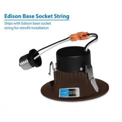 Outlet 🥰 DLR Series 3 in. Housing Required Remodel Oil-Rubbed Bronze Integrated LED Recessed Light Kit, 3000K by NICOR 😀 13 Outlet 🥰 DLR Series 3 in. Housing Required Remodel Oil-Rubbed Bronze Integrated LED Recessed Light Kit, 3000K by NICOR 😀 -NICOR Sales Store nicor recessed lighting kits dlr3 10 120 3k ob bf a0 1000