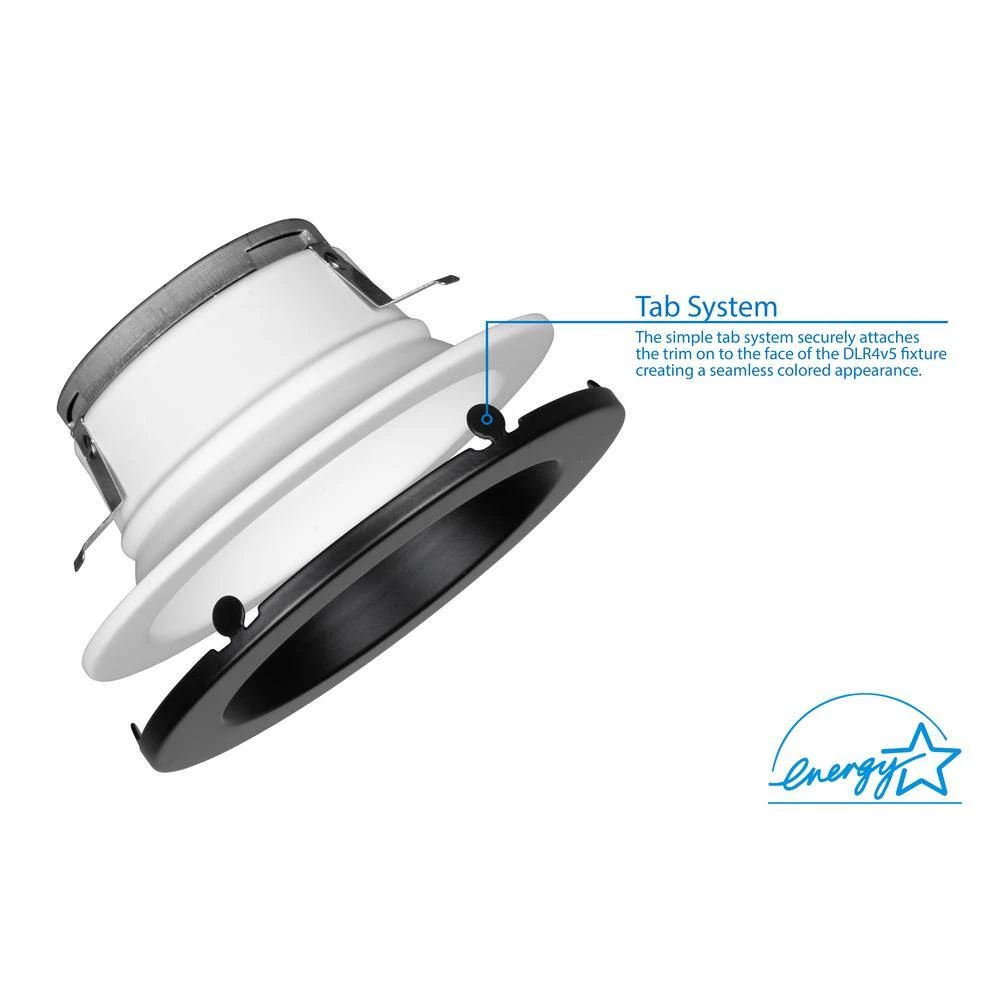 Best Sale ๐ DLR4 (v5) 4 in. 4000K New Construction Recessed Integrated LED Kit Black by NICOR ๐ฅฐ 7 Best Sale ๐ DLR4 (v5) 4 in. 4000K New Construction Recessed Integrated LED Kit Black by NICOR ๐ฅฐ - Image 5