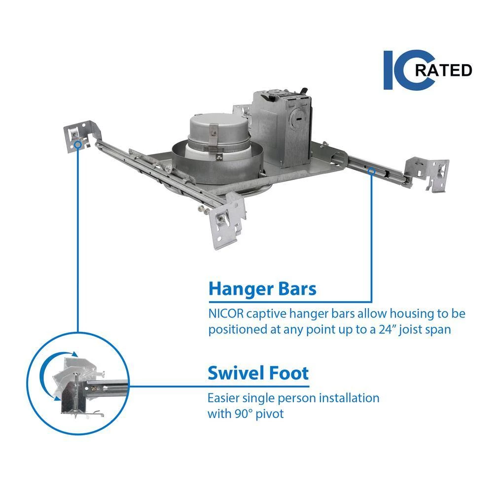 Best Sale ๐ DLR4 (v5) 4 in. 4000K New Construction Recessed Integrated LED Kit Black by NICOR ๐ฅฐ 5 Best Sale ๐ DLR4 (v5) 4 in. 4000K New Construction Recessed Integrated LED Kit Black by NICOR ๐ฅฐ - Image 3