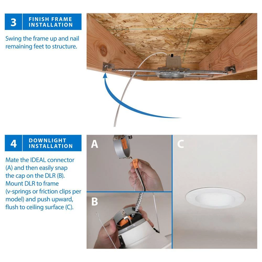 Best Sale ๐ DLR4 (v5) 4 in. 4000K New Construction Recessed Integrated LED Kit Black by NICOR ๐ฅฐ 11 Best Sale ๐ DLR4 (v5) 4 in. 4000K New Construction Recessed Integrated LED Kit Black by NICOR ๐ฅฐ - Image 9