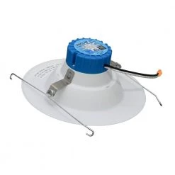 New 😍 D-Series 6 in. White 800 Lumen Integrated LED Recessed Trim Kit in 4000K by NICOR 🧨 -NICOR Sales Store nicor recessed lighting kits dlr56 3008 120 4k wh 66 1000