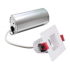 Outlet 🌟 DQD 2 in. Square 3000K Remodel IC-Rated Canless Recessed Integrated LED Downlight Kit by NICOR ⭐ 15 Outlet 🌟 DQD 2 in. Square 3000K Remodel IC-Rated Canless Recessed Integrated LED Downlight Kit by NICOR ⭐ -NICOR Sales Store nicor recessed lighting kits dqd211203kwhbf 4f 1000