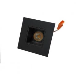 New 🛒 DQR Series 2 in. 3000K Square Remodel or New Construction Integrated LED Recessed Downlight Kit in Black by NICOR 💯 -NICOR Sales Store nicor recessed lighting kits dqr2 10 120 3k bk 1d 1000