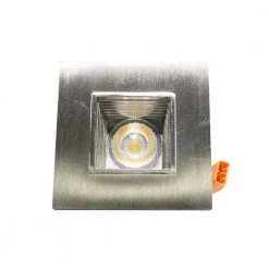 New 🔥 DQR 2 in. 3000K Square Remodel or New Construction Integrated LED Recessed Downlight Kit with Baffle Trim in Nickel by NICOR 🥰 -NICOR Sales Store nicor recessed lighting kits dqr2 10 120 3k nk bf a0 1000