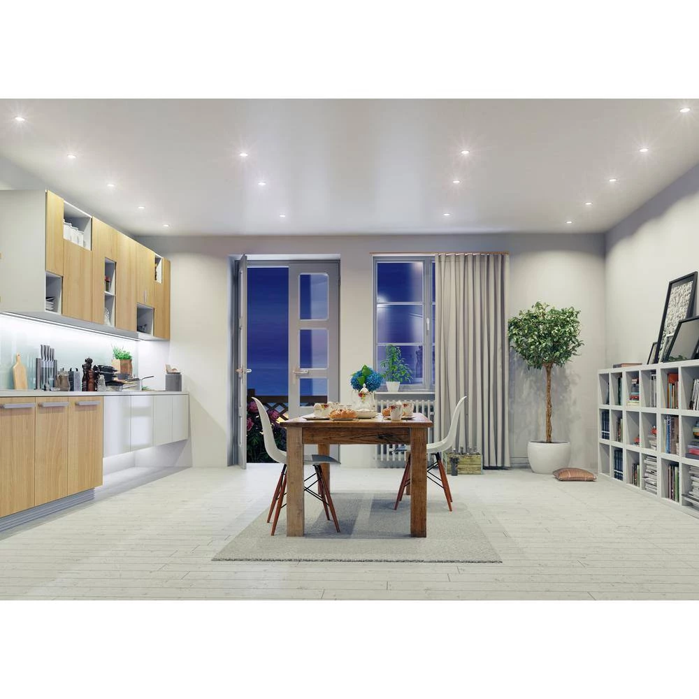 Hot Sale 🤩 DRD 2 in. Round 2700K Remodel IC-Rated Canless Recessed Integrated LED Downlight Kit by NICOR ❤️ 12 Hot Sale 🤩 DRD 2 in. Round 2700K Remodel IC-Rated Canless Recessed Integrated LED Downlight Kit by NICOR ❤️ - Image 10