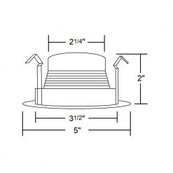 Buy 🎉 4 in. Black Recessed Baffle Trim by NICOR 💯 -NICOR Sales Store nicor recessed lighting trims 14002bk fa 1000