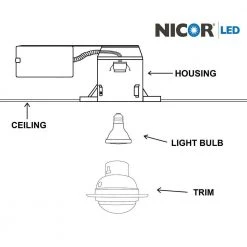 Best Pirce ๐ 5 in. White Recessed Drop Opal Shower Trim by NICOR โจ 13 Best Pirce ๐ 5 in. White Recessed Drop Opal Shower Trim by NICOR โจ -NICOR Sales Store nicor recessed lighting trims 15509 fa 1000