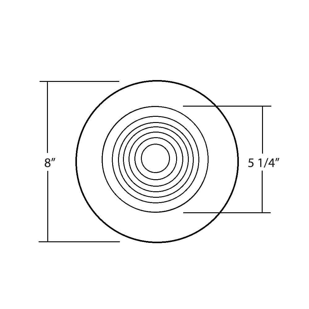 Wholesale ๐คฉ 6 in. White Recessed Metal Fresnel Shower Trim with Glass Lens by NICOR ๐ 7 Wholesale ๐คฉ 6 in. White Recessed Metal Fresnel Shower Trim with Glass Lens by NICOR ๐ - Image 5