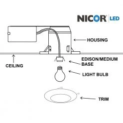 Wholesale ๐คฉ 6 in. White Recessed Metal Fresnel Shower Trim with Glass Lens by NICOR ๐ 13 Wholesale ๐คฉ 6 in. White Recessed Metal Fresnel Shower Trim with Glass Lens by NICOR ๐ -NICOR Sales Store nicor recessed lighting trims 17502 fa 1000