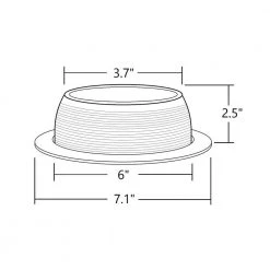 Outlet ✔️ 6 in. Black and White Recessed Light Baffle Trim by NICOR 🔔 -NICOR Sales Store nicor recessed lighting trims 17504 44 1000