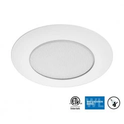 Wholesale 🌟 6 in. White Recessed Flat Albalite Metal Shower Trim by NICOR 👍 -NICOR Sales Store nicor recessed lighting trims 17505 44 1000