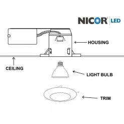Discount ๐ฏ 6 in. Oil Rubbed Bronze Recessed Shower Trim with Albalite Lens by NICOR ๐ฅ 13 Discount ๐ฏ 6 in. Oil Rubbed Bronze Recessed Shower Trim with Albalite Lens by NICOR ๐ฅ -NICOR Sales Store nicor recessed lighting trims 17505ob fa 1000