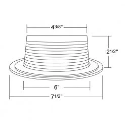 Cheap ✔️ 6 in. White Recessed R40 Baffle Trim by NICOR 😀 -NICOR Sales Store nicor recessed lighting trims 17510 44 1000