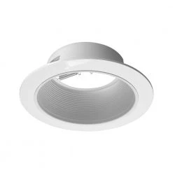 Cheap ✔️ 6 in. White Recessed R40 Baffle Trim by NICOR 😀