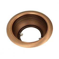 Best Pirce 🎁 6 in. Bronze Recessed Baffle Trim with 1/2 in. Trim Ring by NICOR 🎁 -NICOR Sales Store nicor recessed lighting trims 17511bz 40 1000