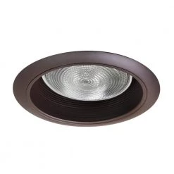 Buy ⌛ 6 in. Oil Rubbed Bronze Recessed Baffle Trim by NICOR 👍