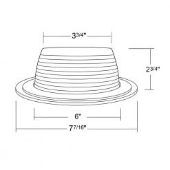 Buy ⌛ 6 in. Oil Rubbed Bronze Recessed Baffle Trim by NICOR 👍 -NICOR Sales Store nicor recessed lighting trims 17511ob ob fa 1000