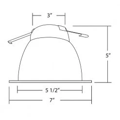 Hot Sale 🧨 6 in. Clear Recessed Specular Reflector Cone with White Trim Ring by NICOR 👍 -NICOR Sales Store nicor recessed lighting trims 17518cl fa 1000