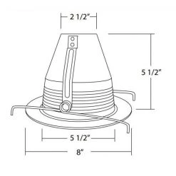 Wholesale โ 6 in. White Recessed Light Cone Baffle Trim, Fits 6 in. Housings by NICOR ๐ 14 Wholesale โ 6 in. White Recessed Light Cone Baffle Trim, Fits 6 in. Housings by NICOR ๐ -NICOR Sales Store nicor recessed lighting trims 17548a 44 1000