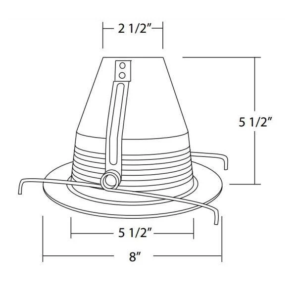 Wholesale โ 6 in. White Recessed Light Cone Baffle Trim, Fits 6 in. Housings by NICOR ๐ 8 Wholesale โ 6 in. White Recessed Light Cone Baffle Trim, Fits 6 in. Housings by NICOR ๐ - Image 6