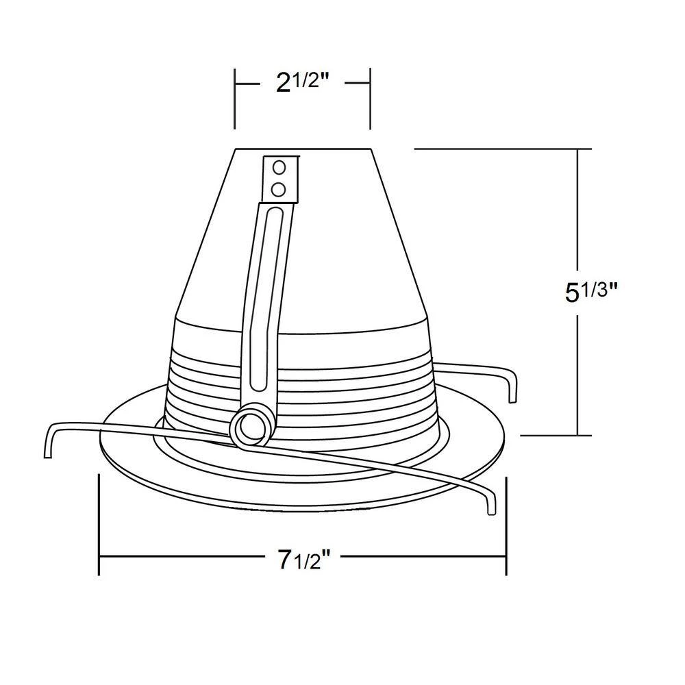 Best deal โ 6 in. Black Cone with White Baffle Trim by NICOR ๐ 8 Best deal โ 6 in. Black Cone with White Baffle Trim by NICOR ๐ - Image 6