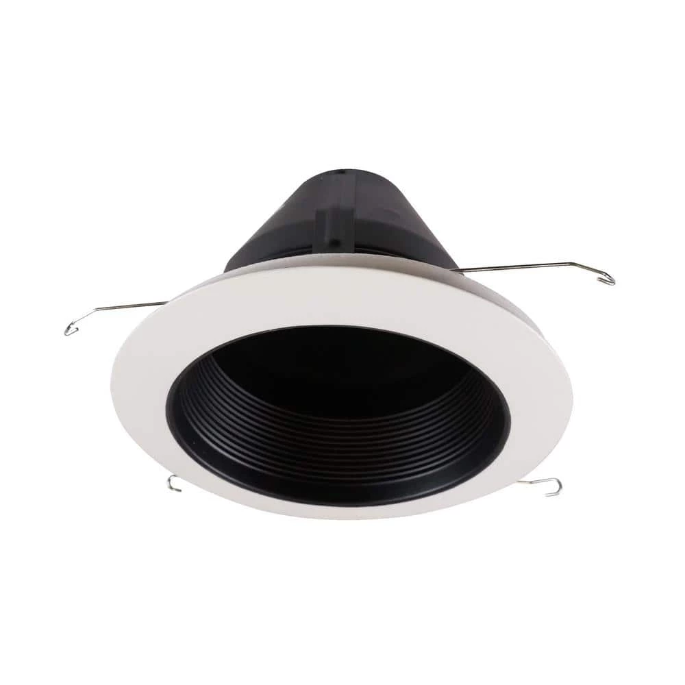 Best deal โ 6 in. Black Cone with White Baffle Trim by NICOR ๐ 3 Best deal โ 6 in. Black Cone with White Baffle Trim by NICOR ๐