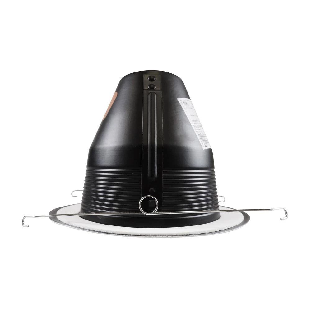 Best deal โ 6 in. Black Cone with White Baffle Trim by NICOR ๐ 6 Best deal โ 6 in. Black Cone with White Baffle Trim by NICOR ๐ - Image 4