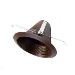 Outlet 🔔 6 in. Oil-Rubbed Bronze Airtight Recessed Cone Baffle Trim fits 6 in. Housings by NICOR ❤️ -NICOR Sales Store nicor recessed lighting trims 17550aob 1d 1000