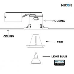 Cheap 🎉 6 in. Clear Reflector Recessed Cone with White Trim by NICOR 🤩 19 Cheap 🎉 6 in. Clear Reflector Recessed Cone with White Trim by NICOR 🤩 -NICOR Sales Store nicor recessed lighting trims 17552a 76 1000