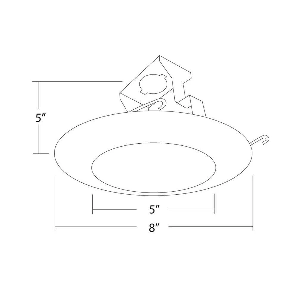 Coupon 🤩 6 in. White Recessed Lexan Albalite Shower Trim with Socket Bracket by NICOR ✨ 8 Coupon 🤩 6 in. White Recessed Lexan Albalite Shower Trim with Socket Bracket by NICOR ✨ - Image 6