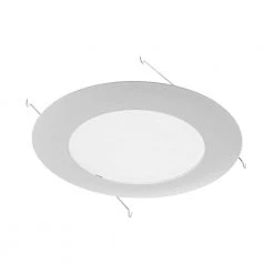 New 😀 6 in. White Recessed Light Shower Trim with Plastic Trim Ring and Albalite Lens by NICOR 🔥