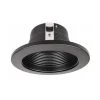 Best Pirce ✨ 4 in. Black Recessed Baffle Trim by NICOR 👍 -NICOR Sales Store nicor recessed lighting trims 19502bk 64 1000
