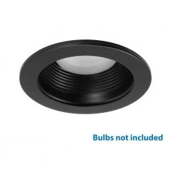 Best Pirce ✨ 4 in. Black Recessed Baffle Trim by NICOR 👍 -NICOR Sales Store nicor recessed lighting trims 19502bk d4 1000