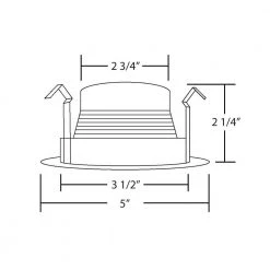 Wholesale 🔔 4 in. White Recessed Baffle Trim by NICOR 😍 -NICOR Sales Store nicor recessed lighting trims 19502wh 44 1000