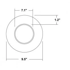 Cheapest 🤩 8 in. Nickel Recessed Trim by NICOR 🔥 -NICOR Sales Store nicor recessed lighting trims clr8 tr nk 4f 1000