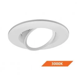 Brand new 😀 DCG Series 6 in. 3000K White Integrated LED Recessed Gimbal Trim by NICOR 🌟